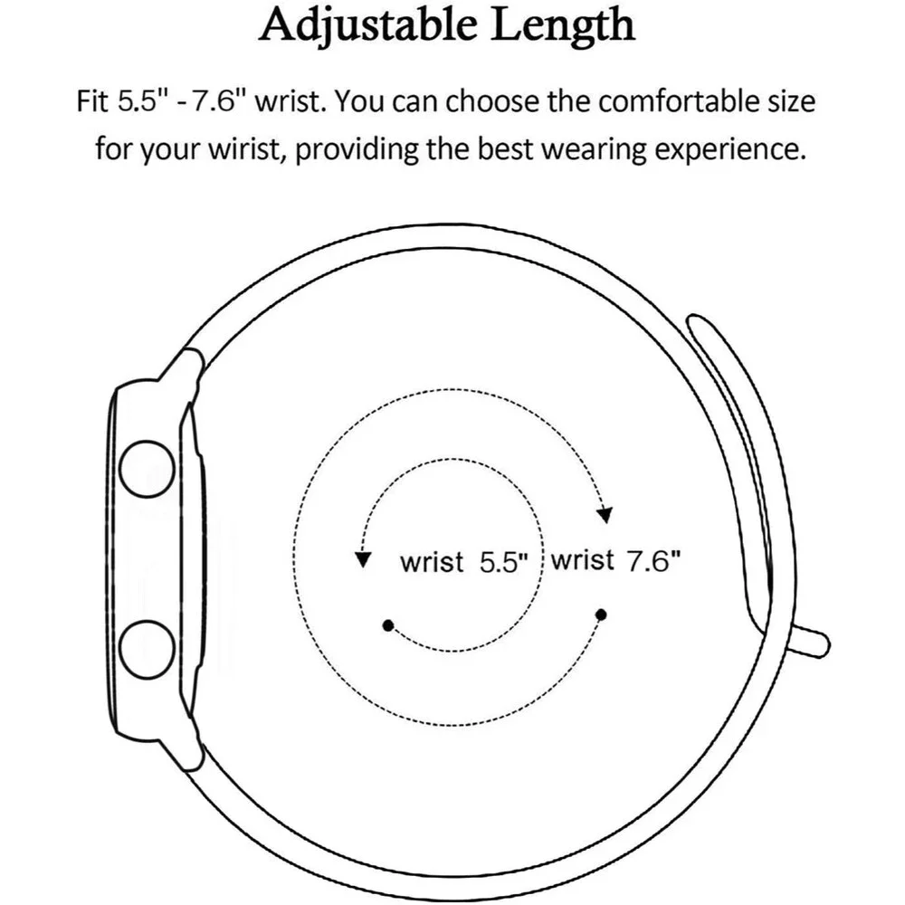 Sport Bands Compatible with Samsung Galaxy Watch 3 41mm Bands, Galaxy Watch Acti